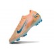 Chaussures Nike Mercurial Vapor XVI Elite FG KM Orange Bleu