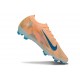 Chaussures Nike Mercurial Vapor XVI Elite FG KM Orange Bleu