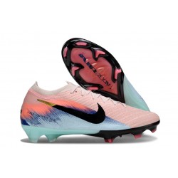 Chaussures Nike Mercurial Vapor XVI Elite FG Rose Bleu Noir