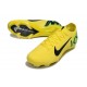 Chaussures Nike Mercurial Vapor XVI Elite FG KM Jaune Vert Noir
