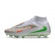 Chaussure de football Nike Phantom 6 High Elite FG Blanc Vert Orange