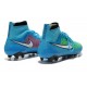 Nike Chaussures de football Magista Obra pour terrain sec bleu