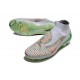 Chaussure de football Nike Phantom 6 High Elite FG Blanc Vert Orange