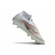 Chaussure de football Nike Phantom 6 High Elite FG Blanc Vert Orange
