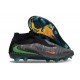 Chaussure de football Nike Phantom 6 High Elite FG Noir Vert