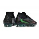 Chaussure de football Nike Phantom 6 High Elite FG Noir Vert