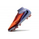 Chaussure Nike Phantom 6 High Elite FG Teinte Royale Cramoisi Vif Noir