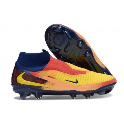 Nike Phantom 6 High Elite FG X Haaland Orange Laser Citron Venin Bleu Vide