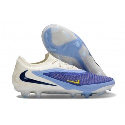 Crampons Nike Phantom 6 Low Elite FG Blu Racer Bianco Ossidiana Scuro