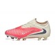 Crampons Nike Phantom 6 Low Elite FG Rouge Beige Noir