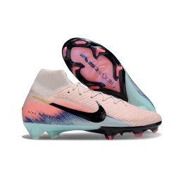 Nike Air Zoom Mercurial Superfly X Elite FG Rose Bleu Noir