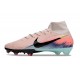 Nike Air Zoom Mercurial Superfly X Elite FG Rose Bleu Noir