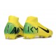 Nike Air Zoom Mercurial Superfly X Elite FG Jaune Vert Noir