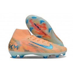 Nike Air Zoom Mercurial Superfly X Elite FG KM Orange Bleu