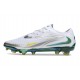 Crampons Nike Phantom 6 Low Elite FG Blanc Argent Vert