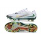 Crampons Nike Phantom 6 Low Elite FG Blanc Argent Vert