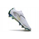 Crampons Nike Phantom 6 Low Elite FG Blanc Argent Vert