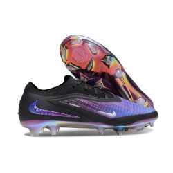 Crampons Nike Phantom 6 Low Elite FG Violet Noir