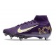 Nike Mercurial Superfly X Elite SG Pro X MBAPPÉ Violet Grandiose Ivoire Pâle