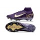 Nike Mercurial Superfly X Elite SG Pro X MBAPPÉ Violet Grandiose Ivoire Pâle