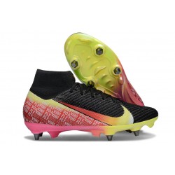 Nike Mercurial Superfly X Elite SG Pro Noir Jaune Rouge Vert
