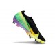 Nike Zoom Mercurial Vapor 16 Elite SG Pro Noir Jaune Rouge Vert