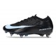 Nike Zoom Mercurial Vapor 16 Elite SG Pro Noir Bleu Givré