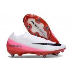 Nike Zoom Mercurial Vapor 16 Elite SG Pro Blanc Rouge Noir