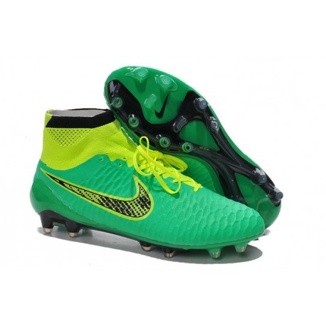 Crampons de Foot Nike Magista Obra FG ACC Homme Vert