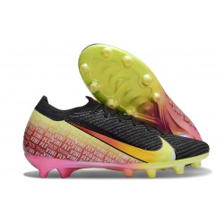 Nike Air Zoom Mercurial Vapor XVI Elite AG Noir Jaune Rouge Vert