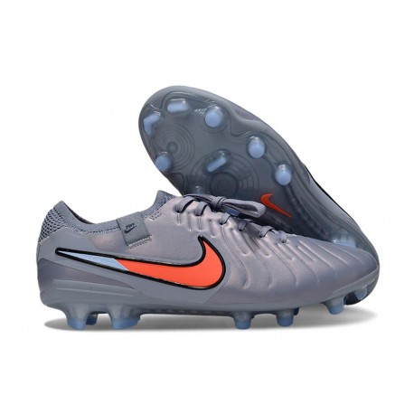 Crampons Nike Tiempo Legend 10 Elite FG Bleu Eclipse Noir