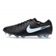 Crampons Nike Tiempo Legend 10 Elite FG Noir Bleu Givré