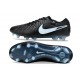 Crampons Nike Tiempo Legend 10 Elite FG Noir Bleu Givré