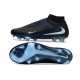 Chaussure de football Nike Phantom 6 High Elite FG Noir Bleu