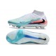 Chaussure de football Nike Phantom 6 High Elite FG Bleu Blanc Orange