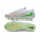 Crampons Nike Phantom 6 Low Elite FG X EAFC Blanc Cramoisi Vif
