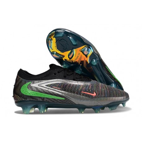 Crampons Nike Phantom 6 Low Elite FG X EAFC Noir Cramoisi Vif