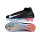 Crampons Nike Mercurial Superfly 10 Elite FG Noir Bleu Rose