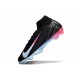 Crampons Nike Mercurial Superfly 10 Elite FG Noir Bleu Rose