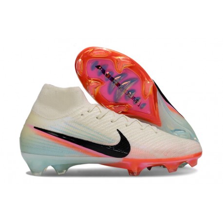 Crampons Nike Mercurial Superfly 10 Elite FG X KERR Ivoire Pâle Noir