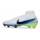 Crampons Nike Mercurial Superfly 10 Elite FG Blanc Noir Bleu