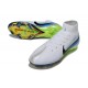 Crampons Nike Mercurial Superfly 10 Elite FG Blanc Noir Bleu