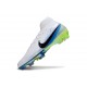 Crampons Nike Mercurial Superfly 10 Elite FG Blanc Noir Bleu