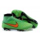 Crampons de Foot Nike Magista Obra FG ACC Homme Vert Orange