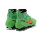 Crampons de Foot Nike Magista Obra FG ACC Homme Vert Orange