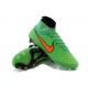 Crampons de Foot Nike Magista Obra FG ACC Homme Vert Orange