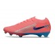 Chaussures Nike Mercurial Vapor XVI Elite FG Rose Bleu