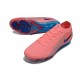 Chaussures Nike Mercurial Vapor XVI Elite FG Rose Bleu