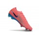 Chaussures Nike Mercurial Vapor XVI Elite FG Rose Bleu