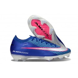 Chaussures Nike Mercurial Vapor XVI Elite FG Bleu Argent Rose